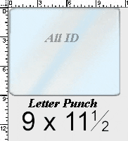 Brady 1240-8005 Letter Pouch Laminate: 9" x 11 1/2" - 3 mil 1240-8005
