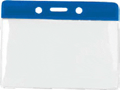 Brady 1820-1002 Color-Bar Holders for Quick Identification - Horizontal - Blue Bar ( 100 PACK ) 1820-1002