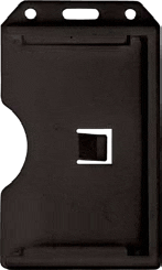 Brady 1840-3081 Holds Your ID & Business Cards Holder - Vertical - Black Price per ( 50 pack ) 1840-3081