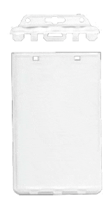 Brady 1840-6045 Permanent locking card holder - Vertical ( 50 pack ) 1840-6045