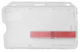 Brady 1840-6410 Slide Out Your ID or Access Card Badge Card Holder - Horizontal ( 50 pack ) 1840-6410
