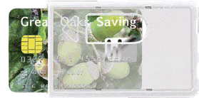 Brady 1840-6600 Bank/ATM Card Holder - Horizontal 1840-6600