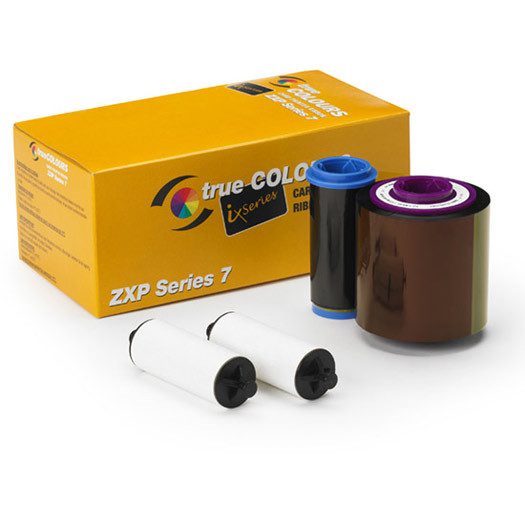 Zebra 800077-747 ix Series color ribbon for ZXP Series 7 1/2 panel YMCKO 800077-747