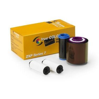 Zebra 800077-781 ix Series color ribbon for ZXP Series 7 WrKr (White/Black) 800077-781