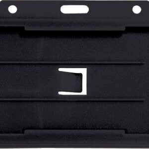 Brady 1840-3051 Black Acetate Horizontal 2-Sided Multi-Card Holder ( 50 pack ) 1840-3051