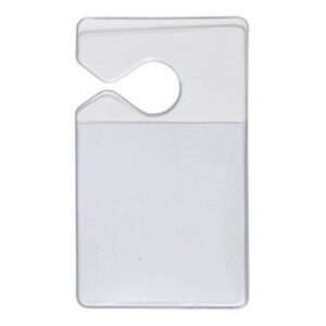 Brady 1840-3600 Clear Vinyl Vertical Hangtag Holder ( 100 pack ) 1840-3600