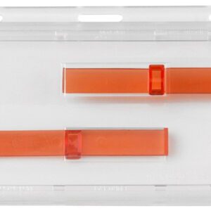 Brady 1840-6400 Frosted Rigid Plastic Horizontal 2-Card Dispenser with Extractor Slides ( 50 pack ) 1840-6400