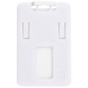 Brady 1840-6648 B-Holder White Rigid Plastic Vertical Holder ( 50 pack ) 1840-6648