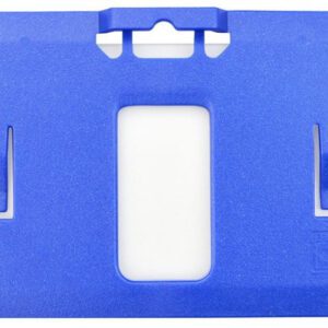 Brady 1840-6652 B-Holder Metallic Blue Rigid Plastic Horizontal Holder ( 50 pack ) 1840-6652