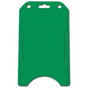 Brady 1840-8164 Green Rigid Plastic Vertical Open-Face Card Holder ( 50 pack ) 1840-8164