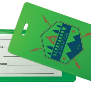 Brady 1845-2004 Green Semi-Rigid Vinyl Luggage Tag Holder ( 100 pack ) 1845-2004