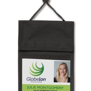 Brady 1860-2501 Black 3-Pocket Credential Wallet with Pen Compartments ( 25 pack ) 1860-2501