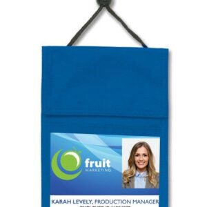 Brady 1860-2502 Royal Blue 3-Pocket Credential Wallet with Pen Compartments ( 25 pack ) 1860-2502