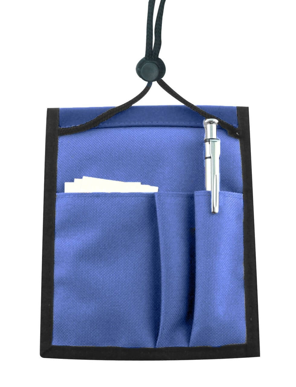 Brady 1860-3002 Royal Blue Nylon Multi-Pocket Credential Wallet with Neck Cord ( 25 pack ) 1860-3002