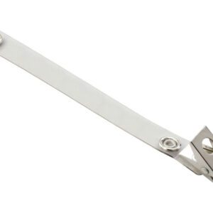 Brady 2105-3250 Clear Vinyl Strap Clip with 2-Hole NPS Clip ( 100 pack ) 2105-3250