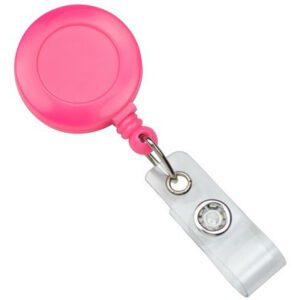 Brady 2120-3081 Neon Pink Round Badge Reel ( 25 pack ) 2120-3081