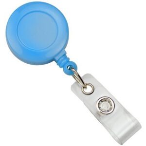 Brady 2120-3082 Neon Blue Round Badge Reel ( 25 pack ) 2120-3082