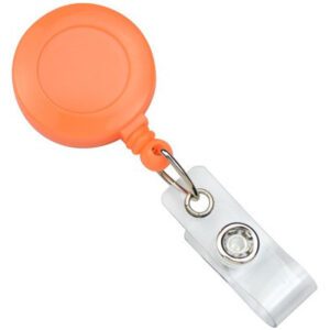 Brady 2120-3085 Neon Orange Round Badge Reel ( 25 pack ) 2120-3085
