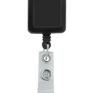 Brady 2120-3821 Black Badge Reel with Reinforced Vinyl Strap & Belt Clip ( 25 pack ) 2120-3821