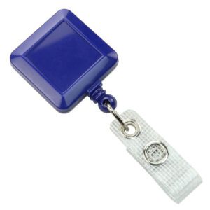 Brady 2120-3822 Blue Badge Reel with Reinforced Vinyl Strap & Belt Clip ( 25 pack ) 2120-3822