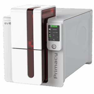 Evolis PM1HB000BS Primacy Simplex Expert Mag ISO Brilliant Blue Printer with Mag ISO Dual HiCo/LoCo 3-track magnetic stripe encoder, USB & Ethernet PM1HB000BS