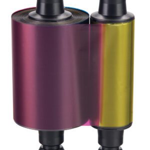 Evolis R3411 YMCKO Color Ribbon - 100 prints / roll R3411