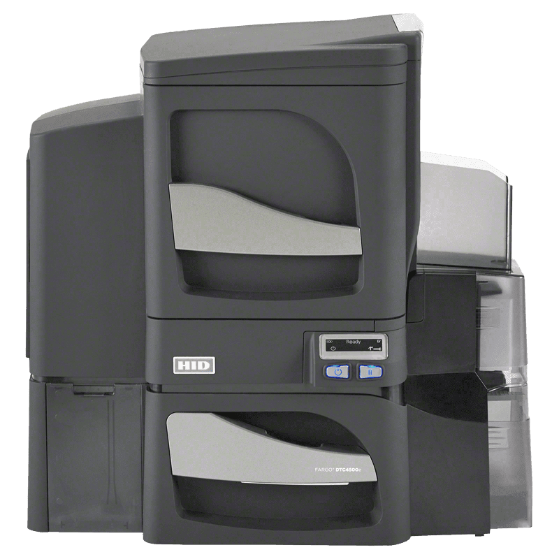 FARGO 055400 DTC4500e DUAL PRINTER,SINGLE-SIDE LAMINATOR,USB,ETHERNET,W/O LOCKING HOPPERS